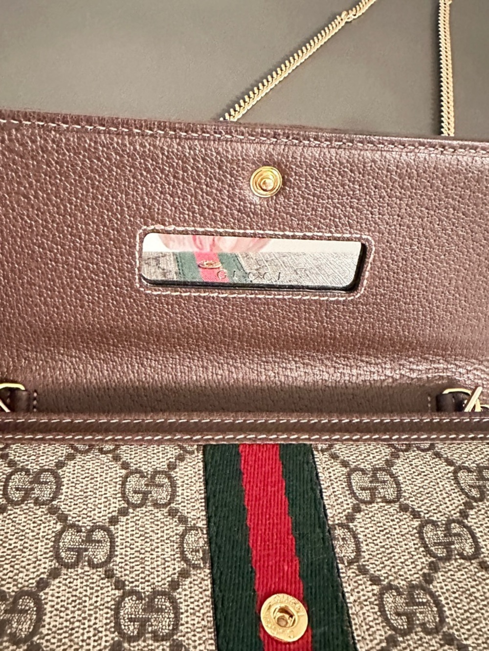 Gucci Ophidia GG Chain Wallet - Picture 4 of 6